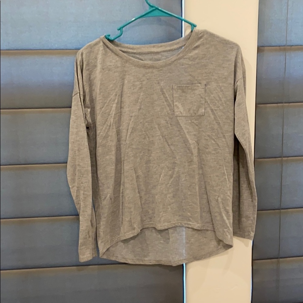 Gray T-Shirt with Pocket
